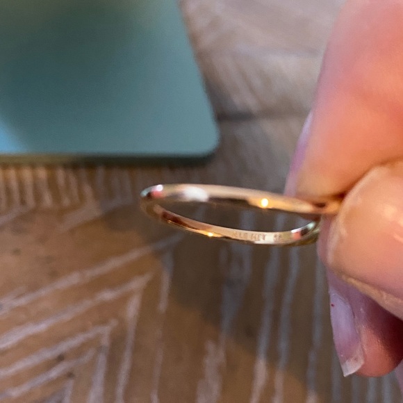 Pandora Shine Gold Chevron Wishbone Ring - Picture 6 of 8